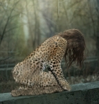 leopardgirl trying to escape